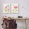 Stupell Industries Pink Geranium Hummingbirds 2 pc Canvas Wall Art Set Design by Patricia Pinto